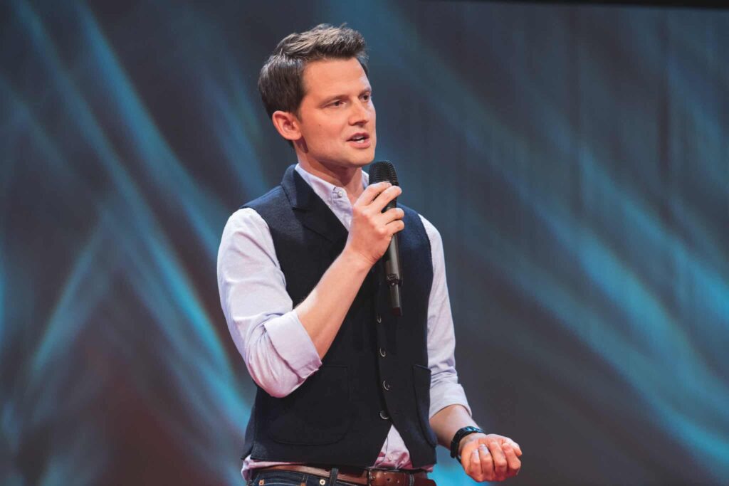 Fabian Unteregger an der TEDxZurich 2017