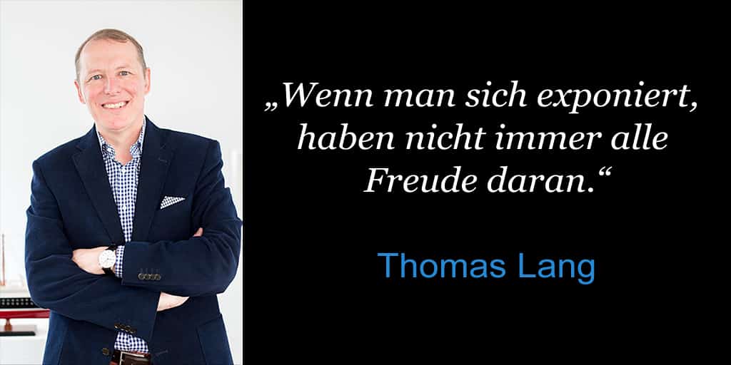 Thomas Lang mit Zitat für einen News-Artikel im Web